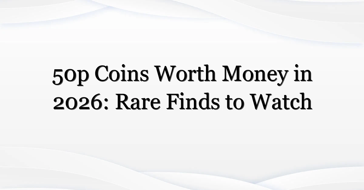 50p Coins Worth Money in 2026: Rare Finds to Watch