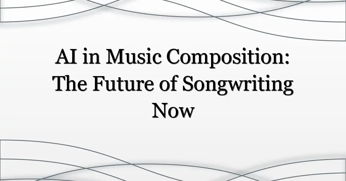 AI in Music Composition: The Future of Songwriting Now