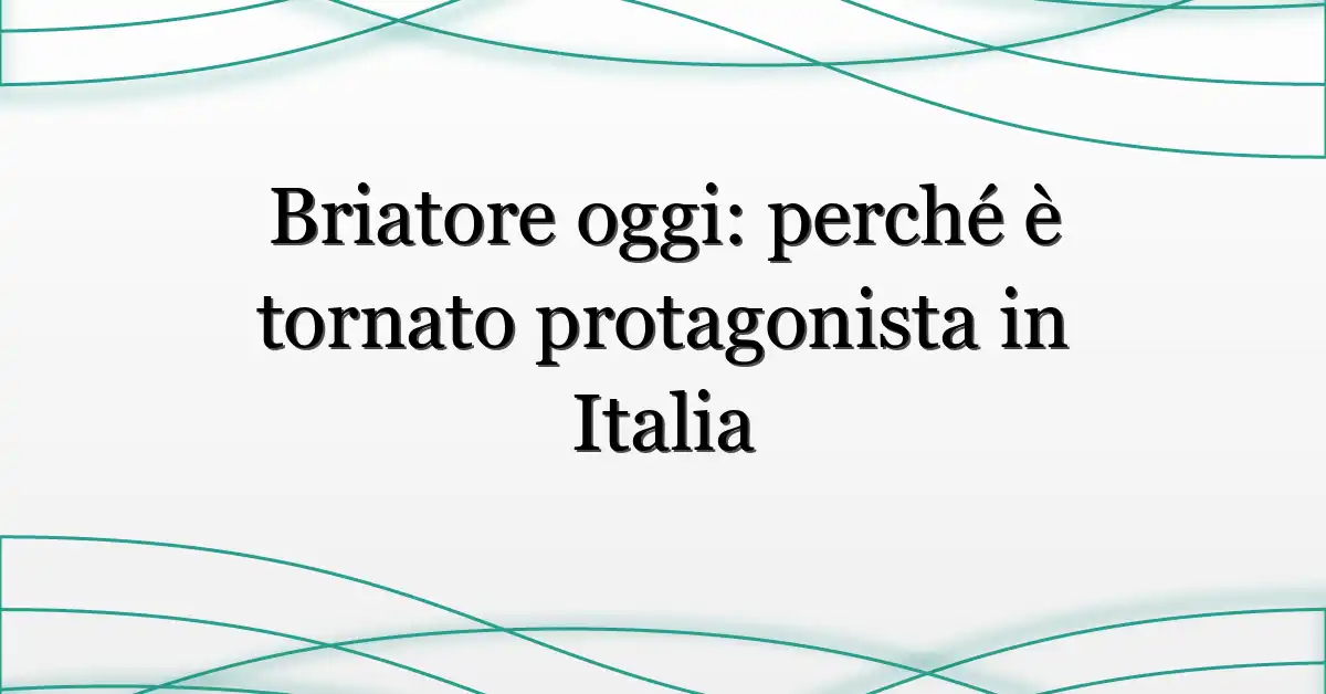 Briatore oggi: perché è tornato protagonista in Italia