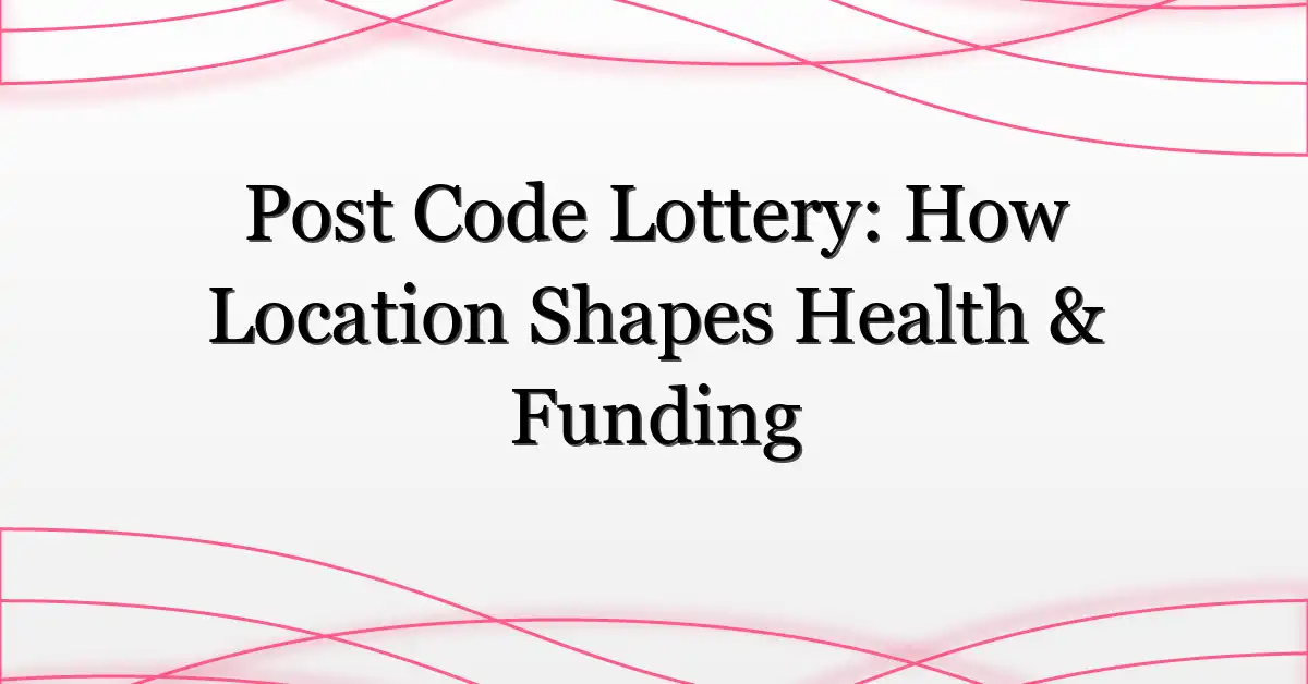 Post Code Lottery: How Location Shapes Health & Funding