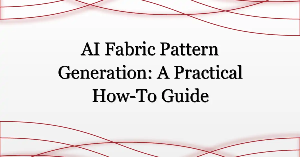 AI Fabric Pattern Generation: A Practical How-To Guide
