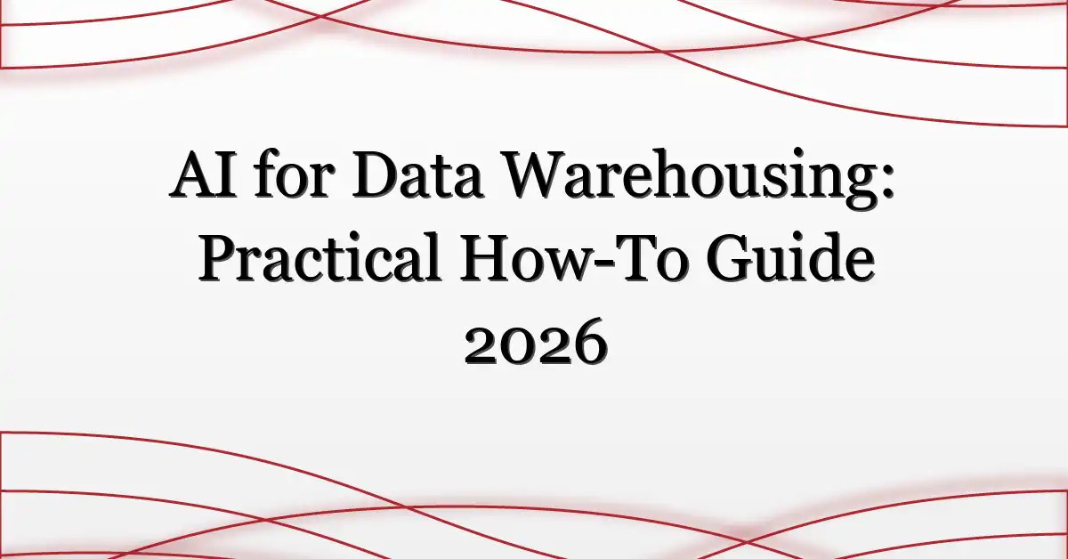 AI for Data Warehousing: Practical How-To Guide 2026