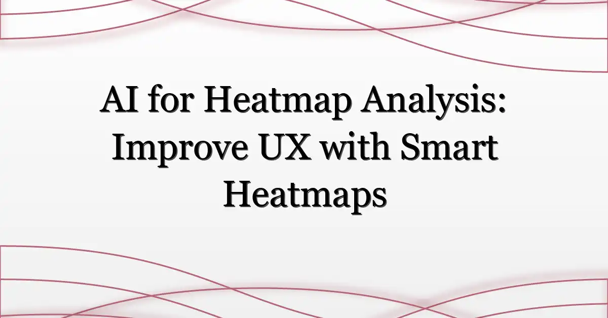 AI for Heatmap Analysis: Improve UX with Smart Heatmaps