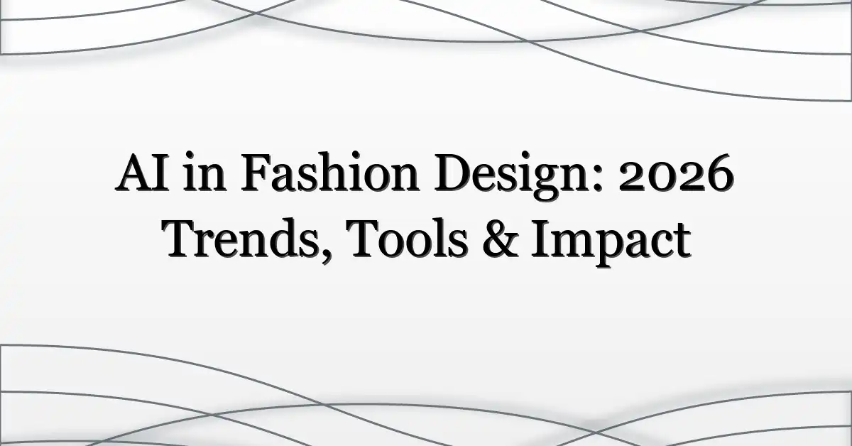 AI in Fashion Design: 2026 Trends, Tools & Impact