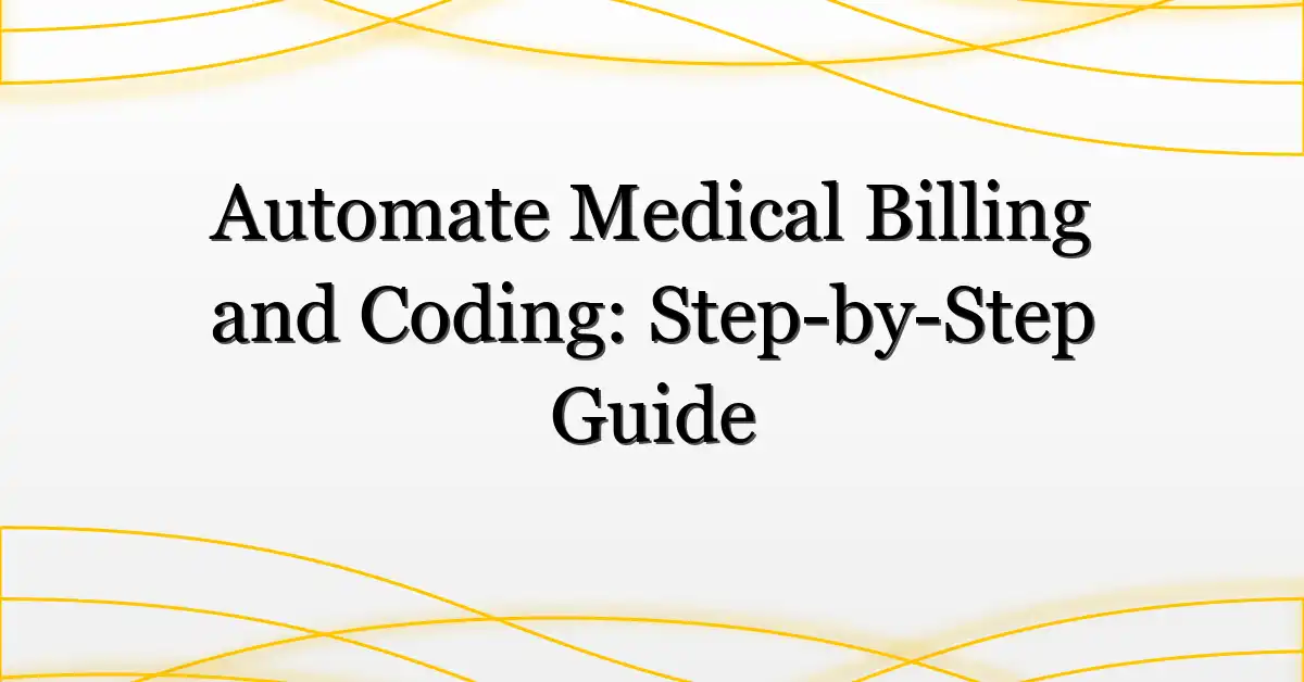 Automate Medical Billing and Coding: Step-by-Step Guide