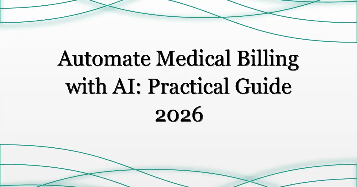 Automate Medical Billing with AI: Practical Guide 2026