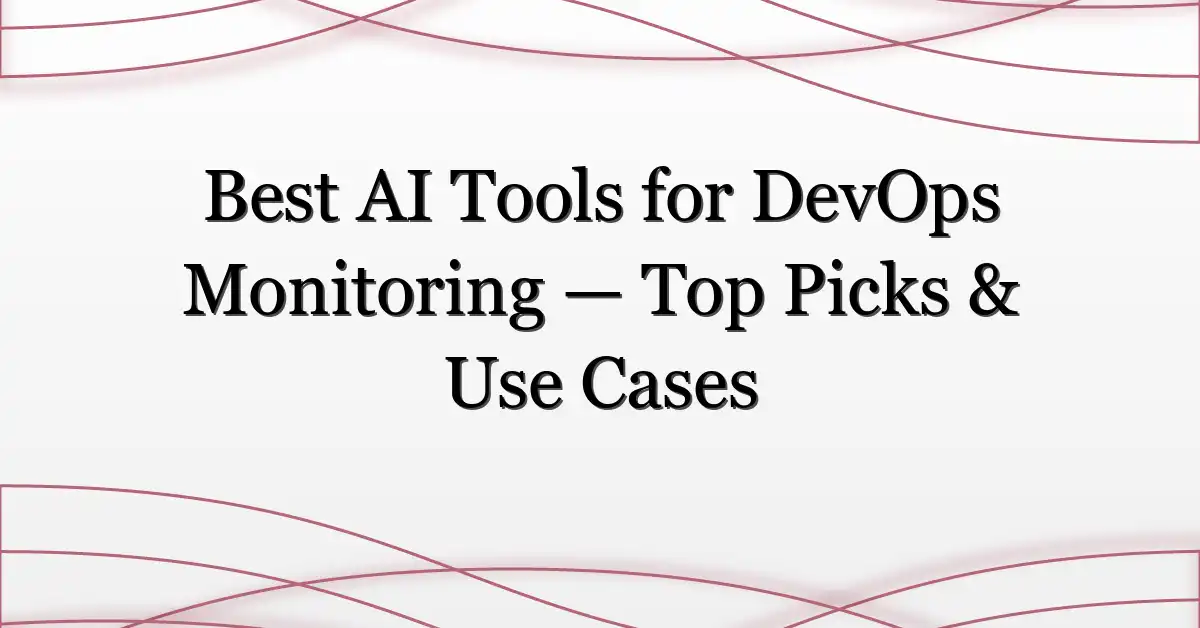 Best AI Tools for DevOps Monitoring — Top Picks & Use Cases