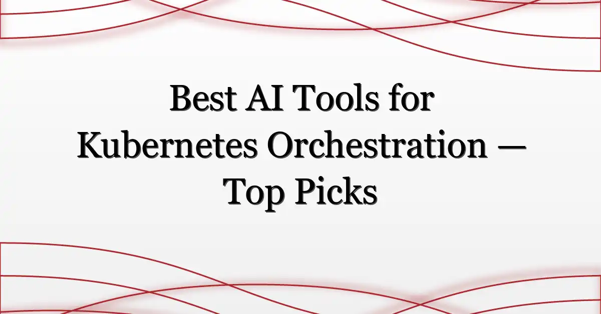 Best AI Tools for Kubernetes Orchestration — Top Picks