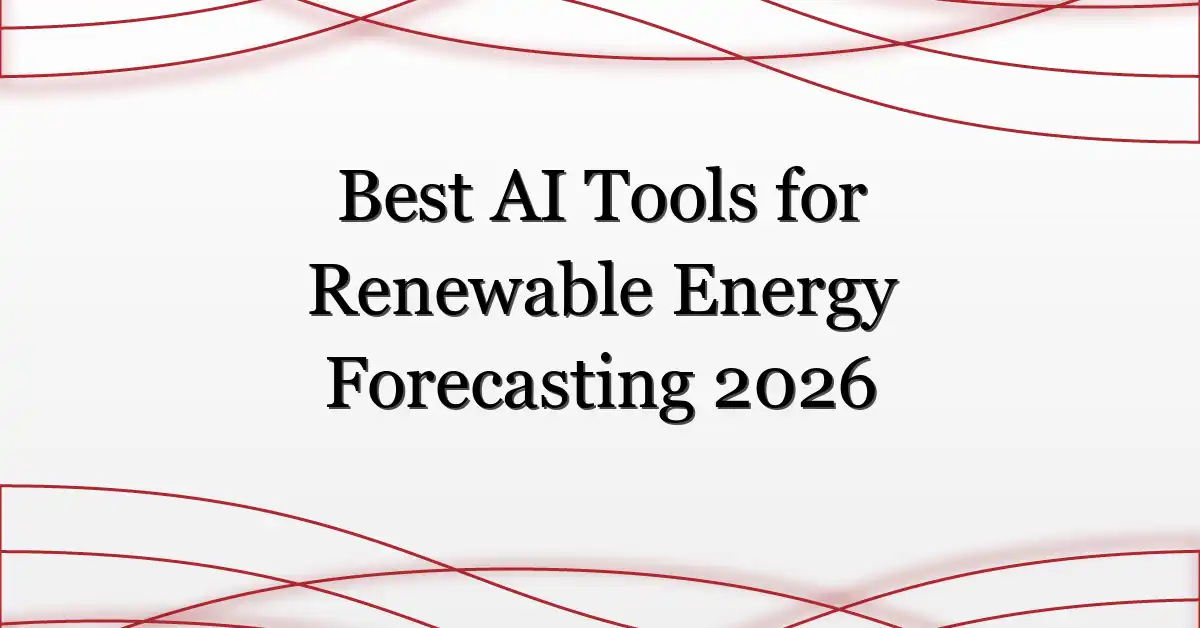 Best AI Tools for Renewable Energy Forecasting 2026