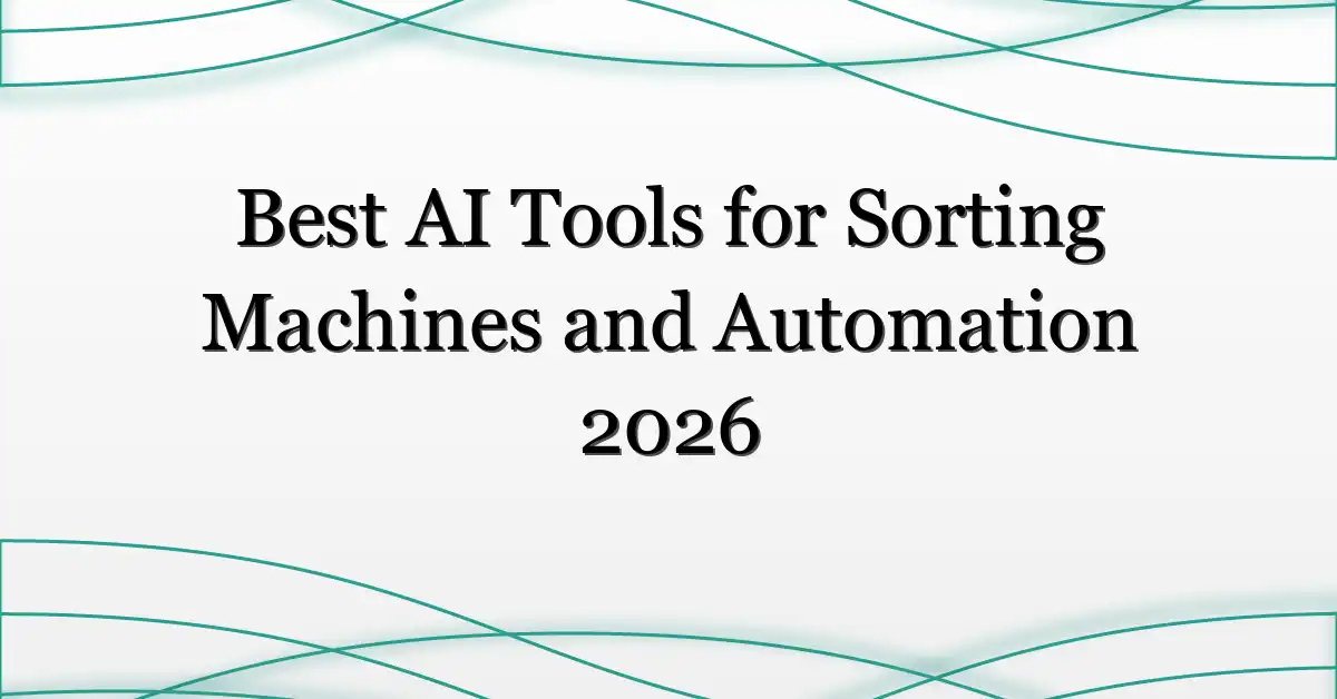 Best AI Tools for Sorting Machines and Automation 2026