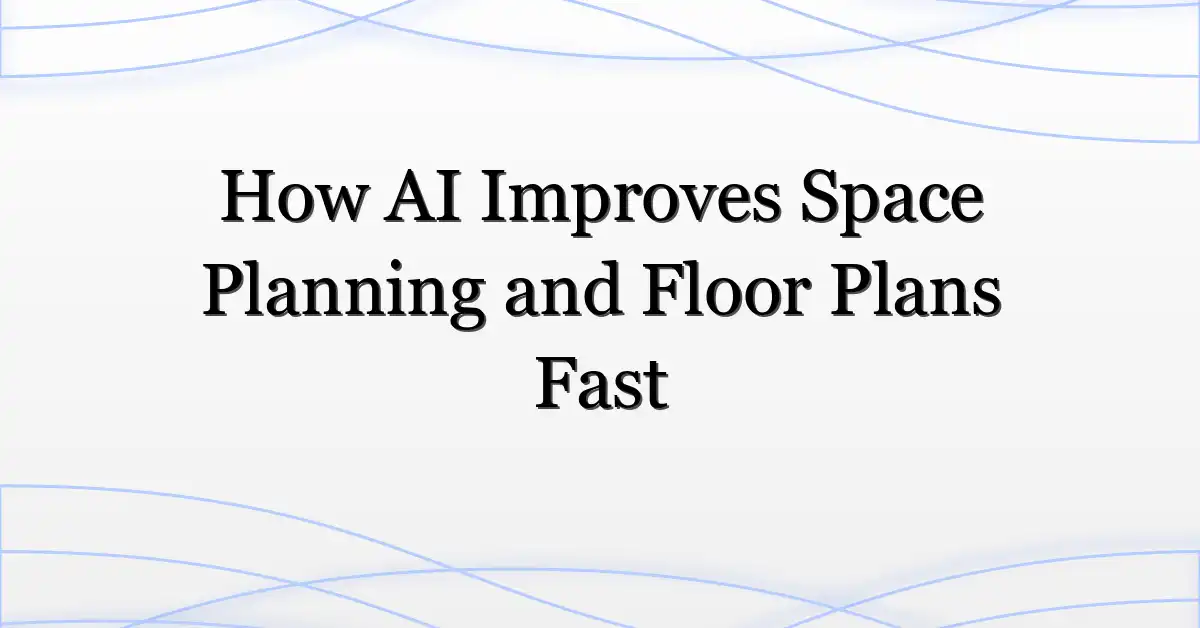 How AI Improves Space Planning and Floor Plans Fast