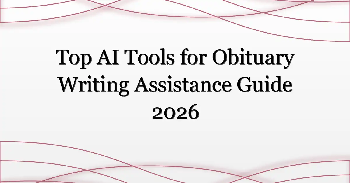 Top AI Tools for Obituary Writing Assistance Guide 2026