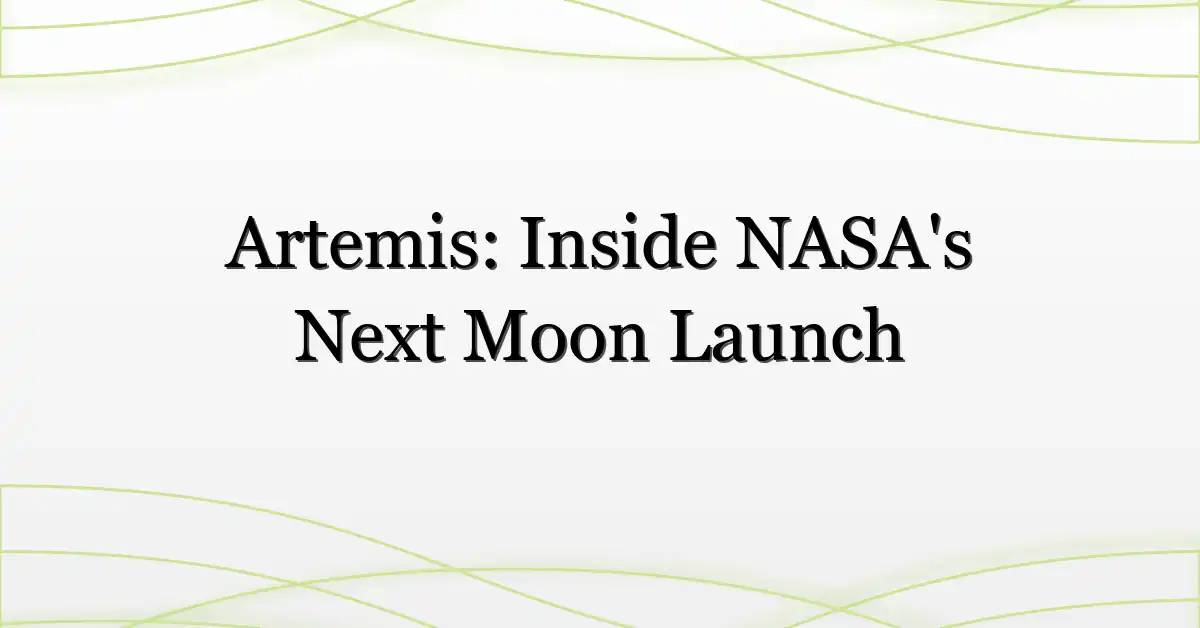 Artemis: Inside NASA’s Next Moon Launch