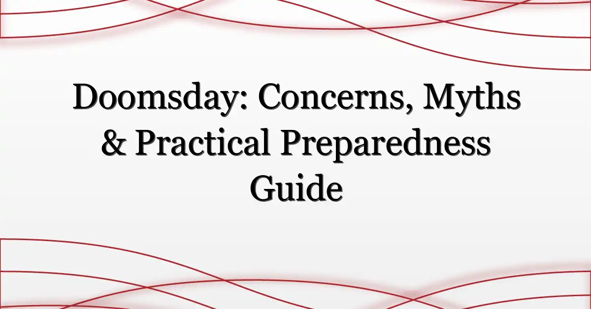 Doomsday: Concerns, Myths & Practical Preparedness Guide