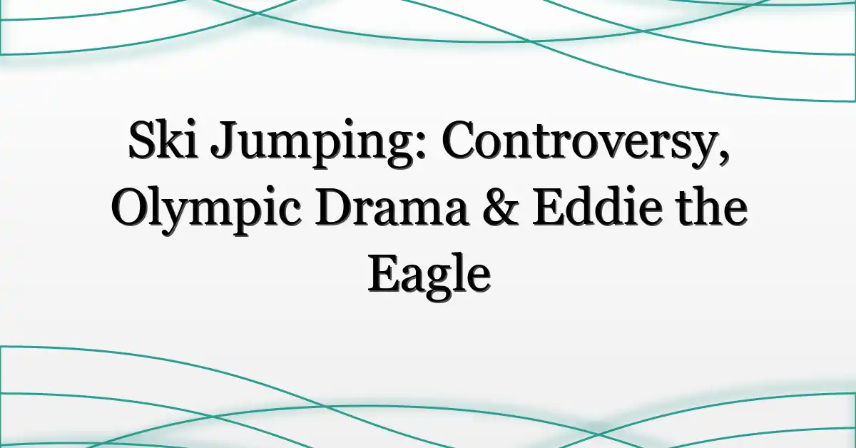 Ski Jumping: Controversy, Olympic Drama & Eddie the Eagle